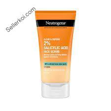 Neutrogena Clear  Defend 2% Salicylic Acid Face Scrub 40gm